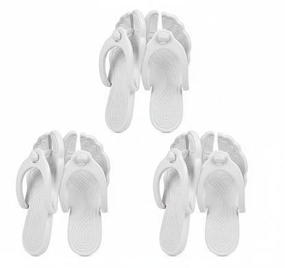 Rosoz Flip Flops for Women Men Foldable Travel Slippers Lightweight Shower Shoes Non-Slip Quick-Dry Bathroom Camp Beach Sandals