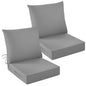 IASEAHK Outdoor Chair Cushions, 24 x 24 Inch Outdoor Cushion for Patio Furniture, Patio Chair Cushion, Waterproof & Fade Resistant Deep Patio Furniture Cushions Set with Handle and Ties, Navy Blue