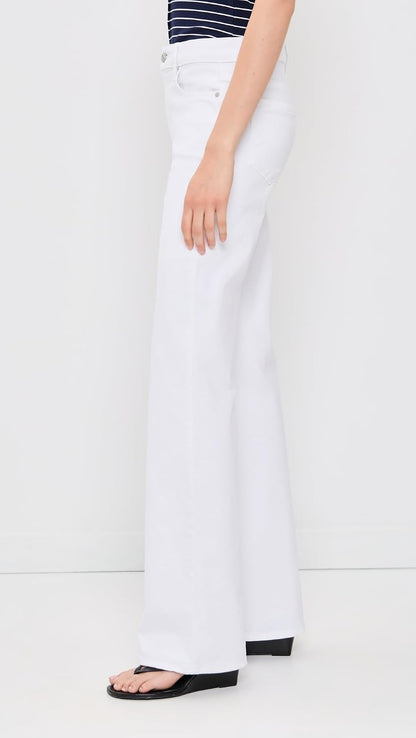 Paige Womens Sofia 33" Jeans in Crisp White