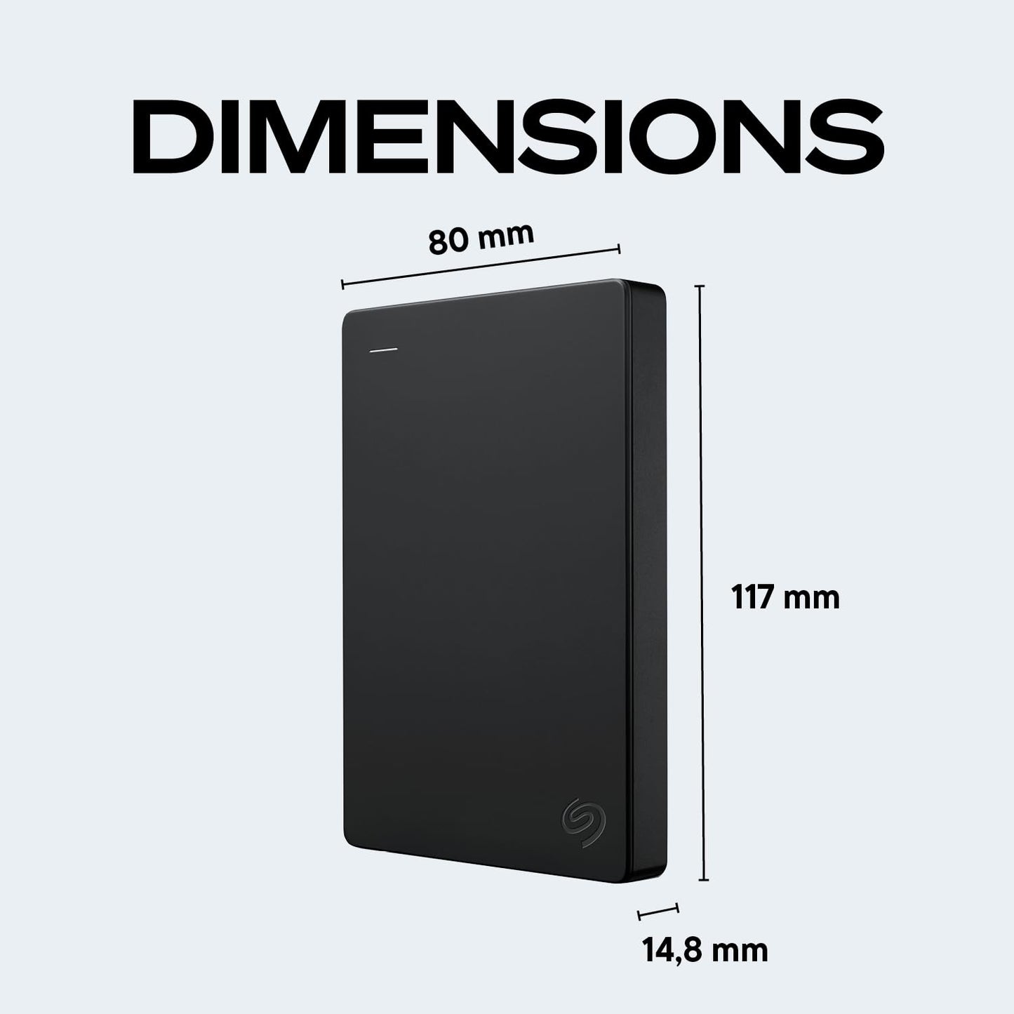 Seagate Portable 2 TB Externe Festplatte HDD – USB 3.0 für PC, Mac, PlayStation & Xbox – 1 Jahr Rescue Service (STGX2000400)