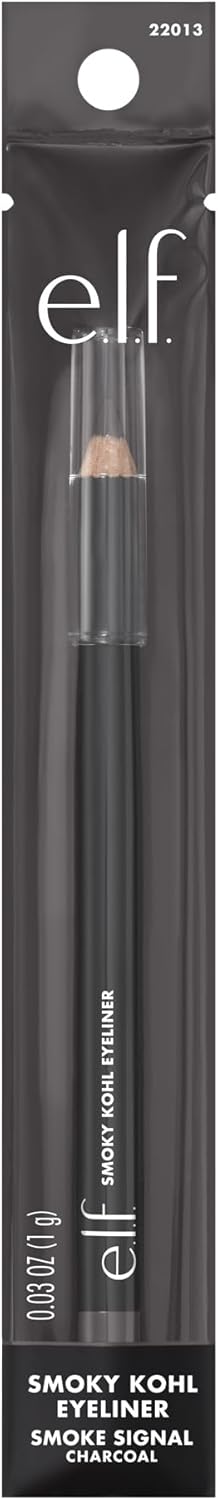 e.l.f. Smoky Kohl Eyeliner, Augenstift für langanhaltende, ausdrucksstarke, hochpigmentierte Make-up-Looks, vegan & tierversuchsfrei, Black Velvet