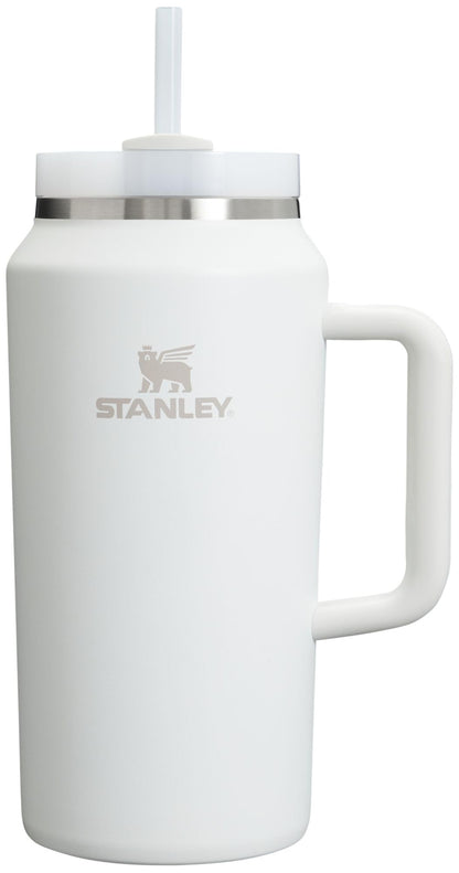 Stanley Quencher H2.0 Tumbler with Handle and Straw 40 oz | Flowstate 3-Position Lid | Cup Holder Compatible for Travel | Insulated Stainless Steel Cup | BPA-Free | Almond Rose