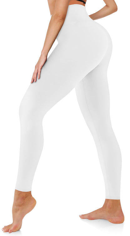 we fleece High Waisted Leggings for Women-Womens Black Workout Leggings Running Tummy Control Compression Pants