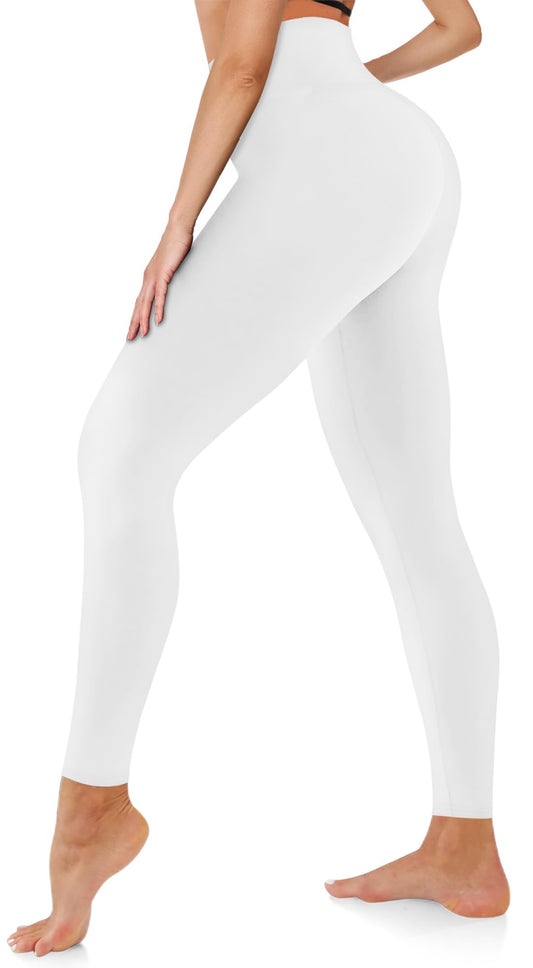 we fleece High Waisted Leggings for Women-Womens Black Workout Leggings Running Tummy Control Compression Pants