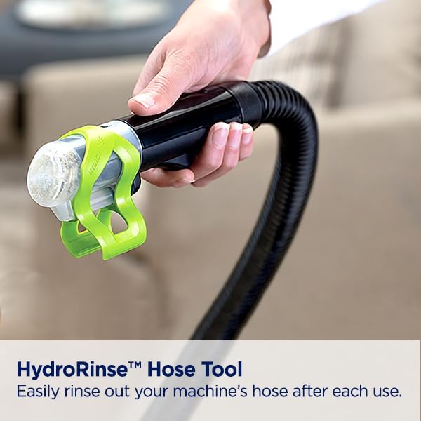 BISSELL – Tragbarer Teppichreiniger – Little Green Teppich- und Polstermaschine – 1,4 l Fassungsvermögen mit Fleckenbürste und selbstreinigendem Hydro-Rinse-Werkzeug für den Einsatz zu Hause und im Auto