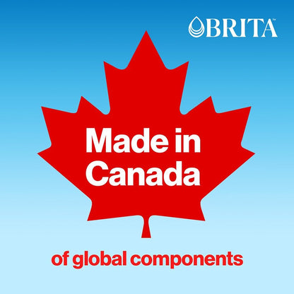 Brita Standard Replacement Filter, Reduces Contaminants while keeping healthy minerals, Certified by WQA to reduce Chlorine for improved taste, Made without BPA, Replace after 151 litres, 3 Count