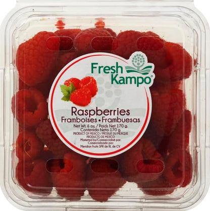Red Raspberries, 6 oz - A Sweet and Healthy Snack