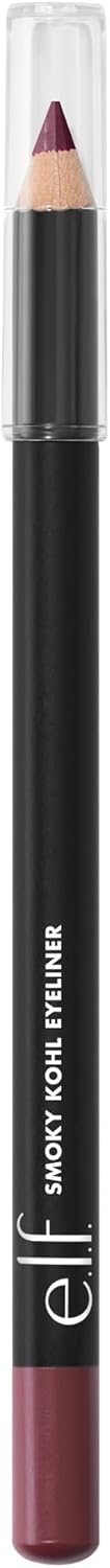 e.l.f. Smoky Kohl Eyeliner, Augenstift für langanhaltende, ausdrucksstarke, hochpigmentierte Make-up-Looks, vegan & tierversuchsfrei, Black Velvet