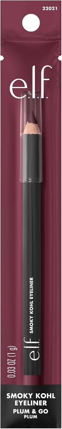 e.l.f. Smoky Kohl Eyeliner, Augenstift für langanhaltende, ausdrucksstarke, hochpigmentierte Make-up-Looks, vegan & tierversuchsfrei, Black Velvet