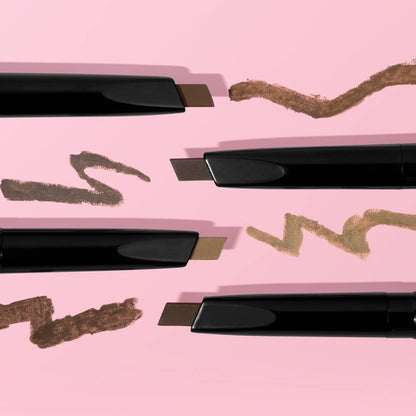 wet n wild Ultimate Eyebrow Retractable Definer Pencil, doppelseitig, feine Spitze, formt, definiert, füllt Augenbrauen aus - Dark Brown