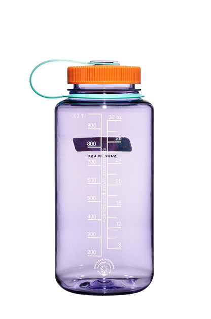 Nalgene 32 oz Wide Mouth Water Bottle | BPA-Free, Durable & Leak Proof, Lightweight Bottle for Hiking & Gym, Work & Travel