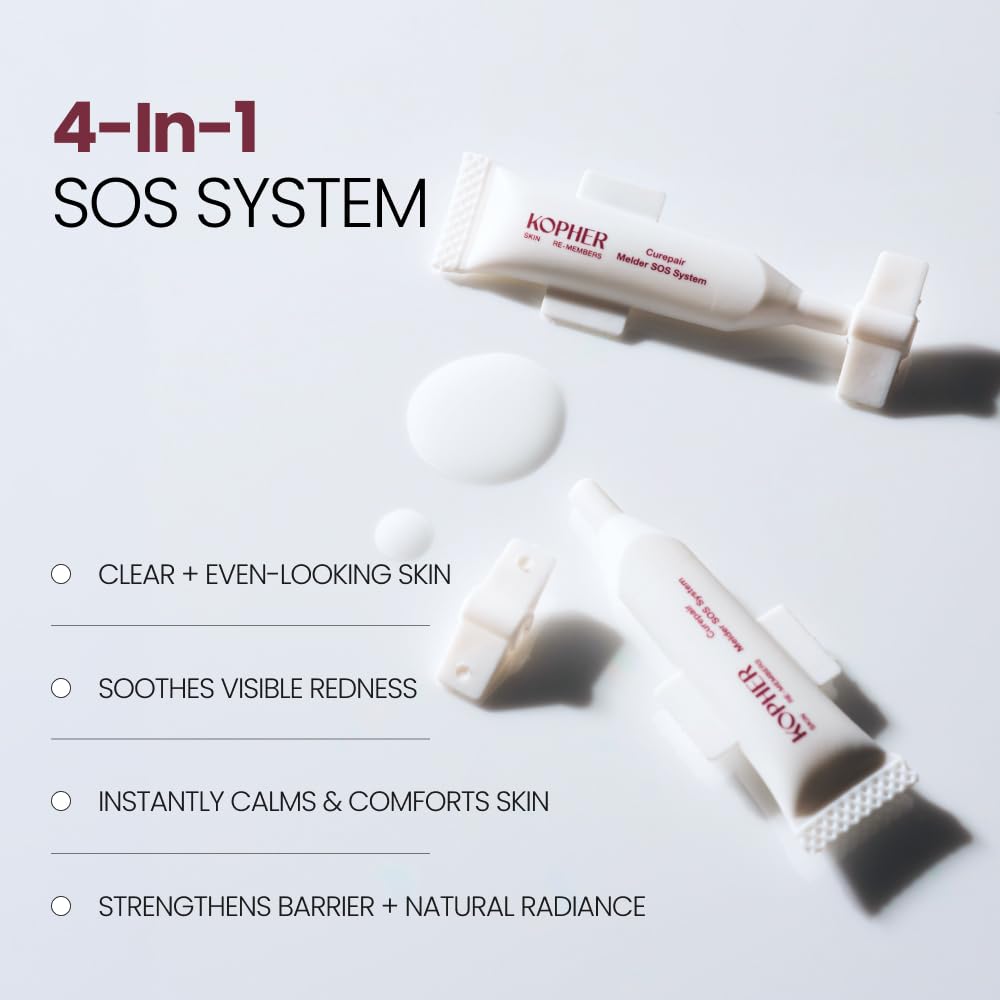 KOPHER Curepair Melder SOS Cream–Peptide Repair Night Cream for Radiance, Recovery & Post-Procedure Care | Advanced Skincare