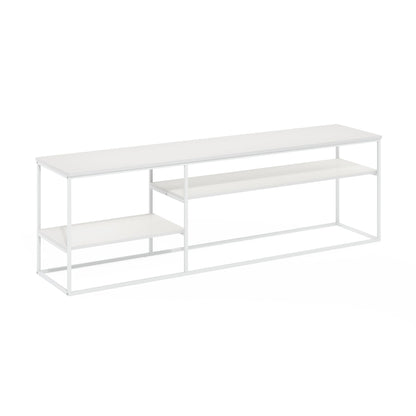 Furinno TOMI TV Stand, 5-Cube Entertainment Center with Open Shelf, Reversible TV Console, for Living Room, Bedroom, Home Office, Green