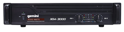 Gemini Professional 1300W 2-Channel Power Amplifier – High-Powered DJ & PA Audio Amp with XLR/RCA Inputs, Bridge Mode, Built-in Protection & Cooling for Live Sound & Installations (XGA-5000)