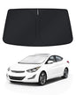 KUST Windshield Sun Shade for 2017-2026 Tesla Model Y/Model 3 Sunshade Accessories (Fit 2025-2026 Model Y Juniper / 2024 Model 3 Highland) Upgraded Foldable Sunshade, Blocks UV Rays Keep Car Cool