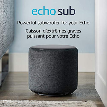 Amazon Echo Sub, Powerful subwoofer for your Echo, Requires compatible Echo device