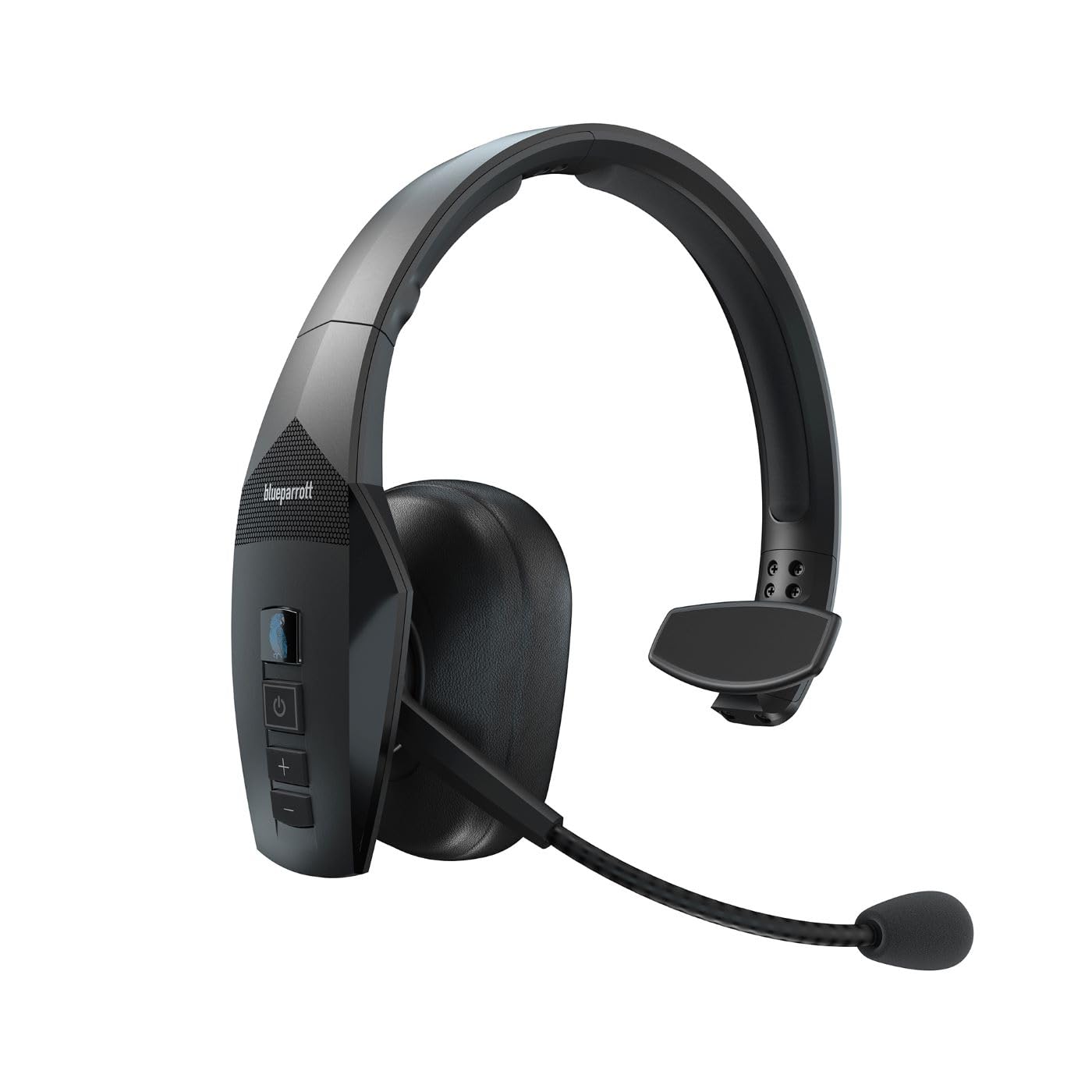 BlueParrott B350-XT Noise Cancelling Bluetooth Headset – Updated Design with Industry Leading Sound and Improved Comfort, Hands-Free Headset with Expanded Wireless Range and IP54-Rated Protection