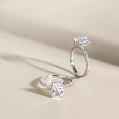 EAMTI 3CT 925 Sterling Silver Engagement Rings: A Timeless Promise