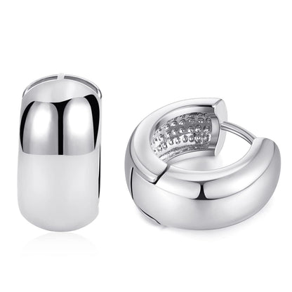 0.7" Hoop silver