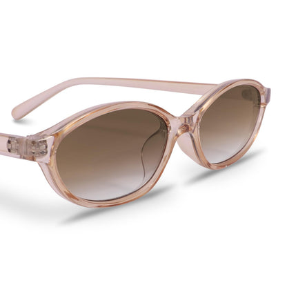 GUVIVI Retro Ovale Sonnenbrille für Damen Chic Cat Eye 90er Jahre Sonnenbrille Leichte Schmale Sonnenbrille Trendiger UV-Schutz Sonnenbrille
