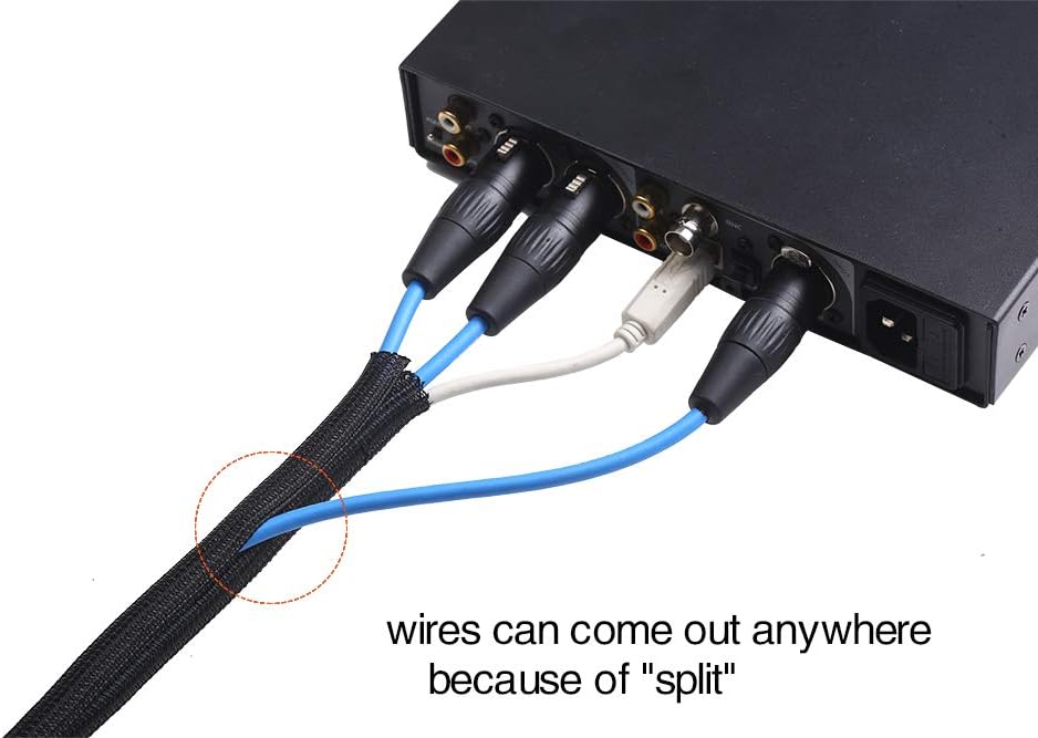 Alex Tech Cord Protector Wire Loom Tubing - A Simple Solution to Cable Chaos