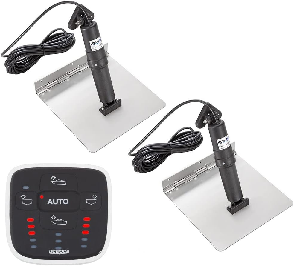 Lectrotab XKA Stainless Steel Compatible with Trim Tab Kit w/ALC-1 Control - 9 x 12 [XKASAL9X12]