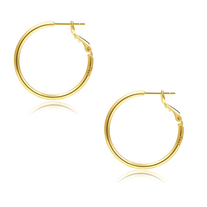 Gold,30mm hoops