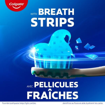 Colgate MaxFresh Cool Mint Gel Zahnpasta – Fluorid-Aufhellungsformel mit Zahnschmelzschutz für ein frisches, sauberes Lächeln – Zahnpasta für die tägliche Mundpflege 150ml, 3er-Pack