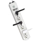 Tripp Lite, Medical Power Strip, 6 15A Hospital-Grade Outlets, NOT for Patient-Care Vicinity, White, Safe-IT, 6ft / 1.8M Cord, UL1363 Compliant, 5-15P-HG Plug, (PS-606-HG)