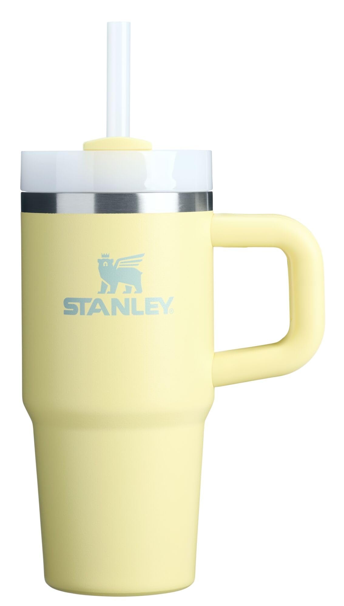 Stanley Quencher H2.0 Tumbler with Handle and Straw 40 oz | Flowstate 3-Position Lid | Cup Holder Compatible for Travel | Insulated Stainless Steel Cup | BPA-Free | Almond Rose