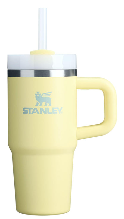 Stanley Quencher H2.0 Tumbler with Handle and Straw 40 oz | Flowstate 3-Position Lid | Cup Holder Compatible for Travel | Insulated Stainless Steel Cup | BPA-Free | Almond Rose