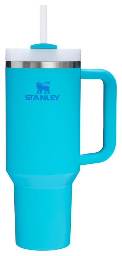 Stanley Quencher H2.0 Tumbler with Handle and Straw 40 oz | Flowstate 3-Position Lid | Cup Holder Compatible for Travel | Insulated Stainless Steel Cup | BPA-Free | Almond Rose
