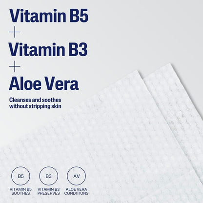Cetaphil Sanfte Make-up Entferner-Tücher mit Aloe Vera, Kamille und Grünem Tee – Parfümfrei, Reizlindernd, Parabenfrei – Für alle Hauttypen, 25 Stück