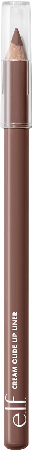 e.l.f. Cream Glide Lipliner, Hochpigmentierter Stift zum Formen & Konturieren der Lippen, Semi-Mattes Finish, Vegan & Tierversuchsfrei, Mauve Aside