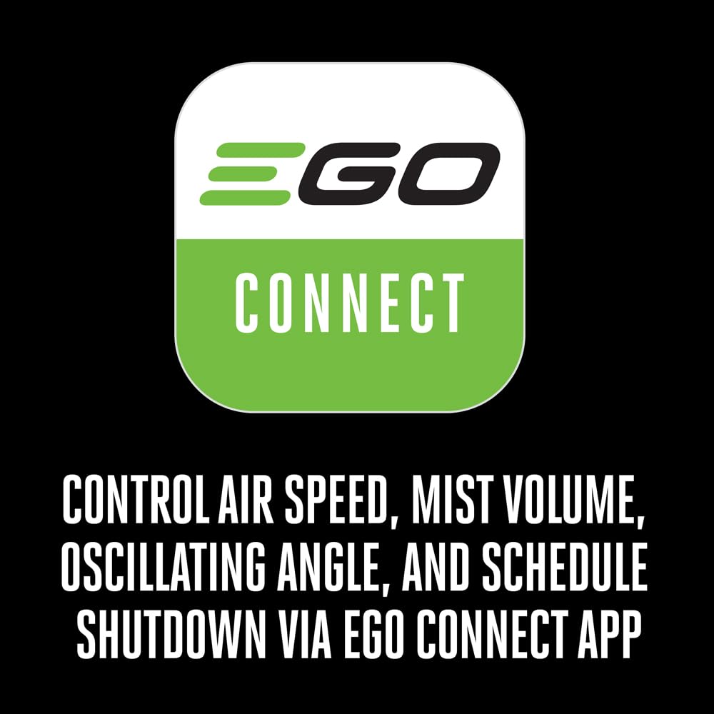 EGO POWER+ Portable Misting Fan, Outdoor Electric 18" 5 Speed Fan, Battery and Charger Not Included - FN1800