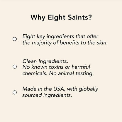 Eight Saints Skin Care Up the Anti Night Cream Face Moisturizer to Reduce Fine Lines and Wrinkles, Anti Aging Cream For Face & Neck with Hyaluronic Acid, Niacinamide, and Peptides, 2 Ounces
