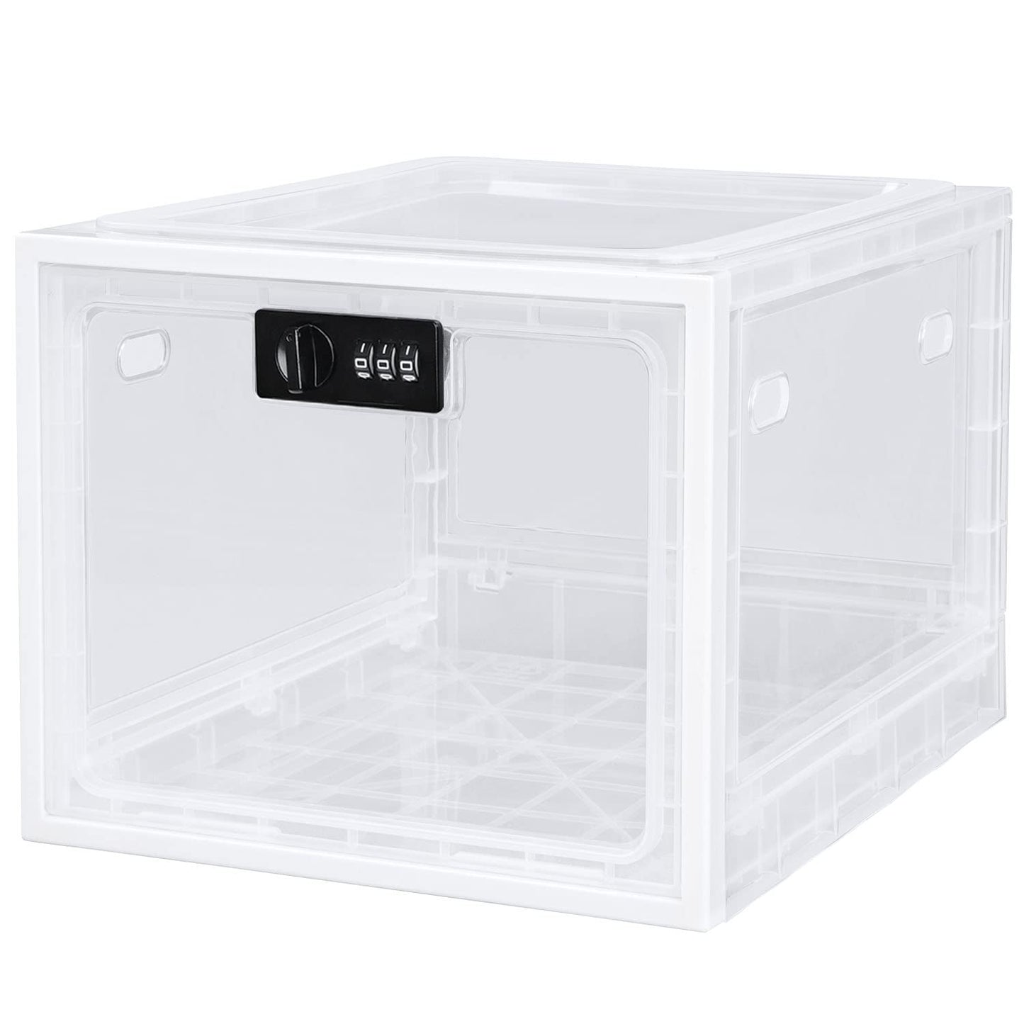 Lalifebuss Medicine Lock Box, Medication Lockable Container for Refrigerator Food Safe Locking Box Tablet Phone Locked Box for Kitchen Home School and Office Safety