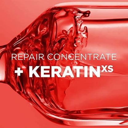 L'Oréal Paris Hair Expertise Total Repair 5 Shampoo für trockenes und strapaziertes Haar, mit Keratin XS Technologie zur Reparatur von Spliss und zur Wiederherstellung der Stärke, 828 ml (Verpackung kann variieren)