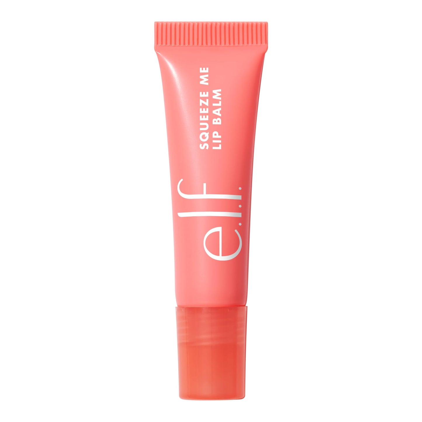 e.l.f. Squeeze Me Lippenbalsam, feuchtigkeitsspendender Lippenbalsam für einen transparenten Farbhauch, angereichert mit Hyaluronsäure, vegan & tierversuchsfrei, Erdbeere