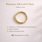 LUCKYJEWUS Small Thin Gold or Sterling Silver Nose Ring Hoop for Women, Tiny Nose Piercing jewelry