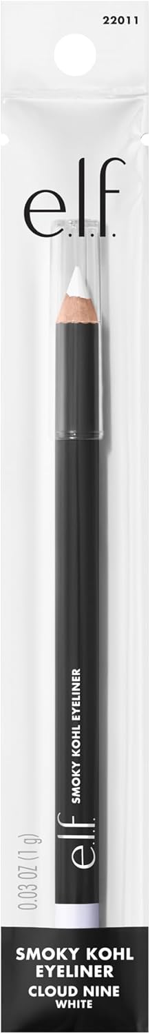 e.l.f. Smoky Kohl Eyeliner, Augenstift für langanhaltende, ausdrucksstarke, hochpigmentierte Make-up-Looks, vegan & tierversuchsfrei, Black Velvet