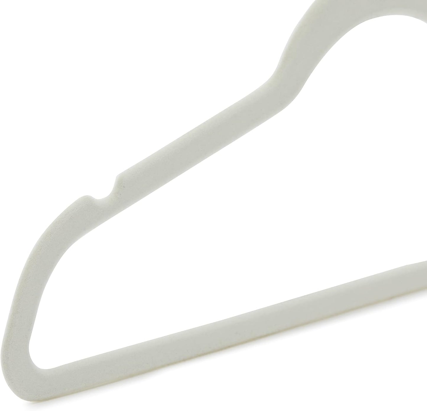 Amazon Basics Samtkleiderbügel für Anzüge – 30er-Pack, Schwarz