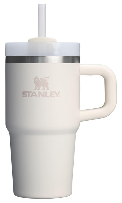 Stanley Quencher H2.0 Tumbler with Handle and Straw 40 oz | Flowstate 3-Position Lid | Cup Holder Compatible for Travel | Insulated Stainless Steel Cup | BPA-Free | Almond Rose