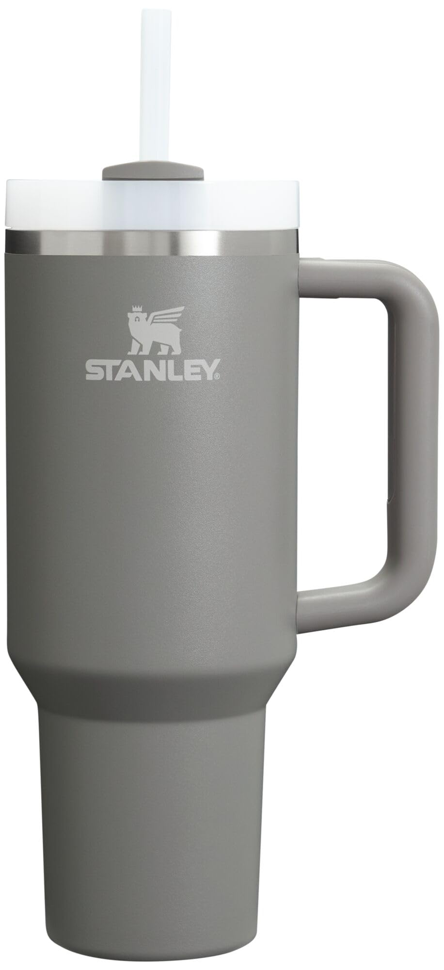 Stanley Quencher H2.0 Tumbler with Handle and Straw 40 oz | Flowstate 3-Position Lid | Cup Holder Compatible for Travel | Insulated Stainless Steel Cup | BPA-Free | Almond Rose