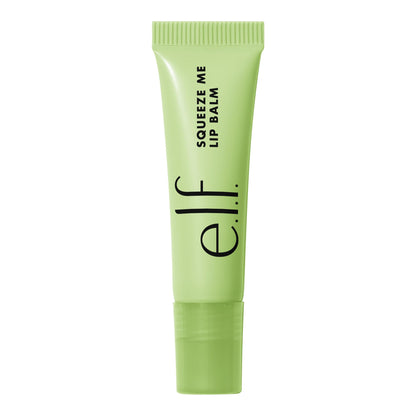 e.l.f. Squeeze Me Lippenbalsam, feuchtigkeitsspendender Lippenbalsam für einen transparenten Farbhauch, angereichert mit Hyaluronsäure, vegan & tierversuchsfrei, Erdbeere