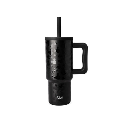 Simple Modern Kids 24 oz Tumbler with Handle and Silicone Straw Lid | Spill Proof and Leak Resistant | Reusable Stainless Steel Bottle | Gift for Kids Boys Girls | Trek Collection | Paradise Bay Mix