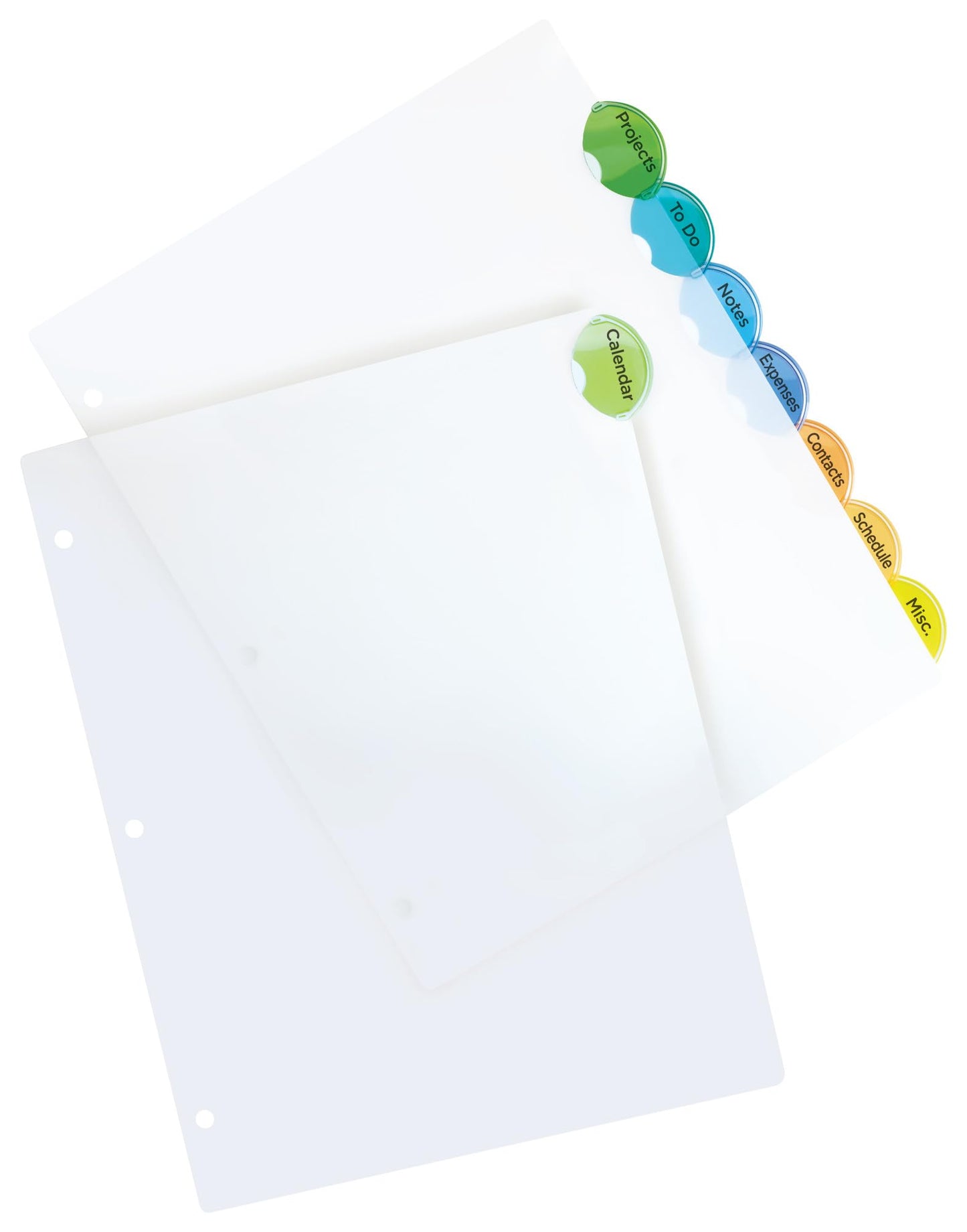 Avery Insertable Style Edge Plastic Dividers for 3 Ring Binders, 5-Tab Sets, Multicolor, 24 Sets, 120 Divider Tabs (11200)