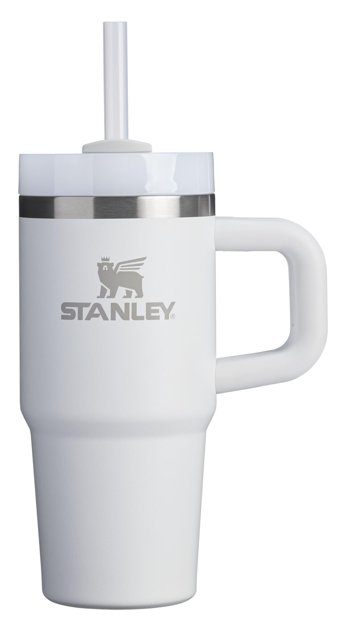 Stanley Quencher H2.0 Tumbler with Handle and Straw 40 oz | Flowstate 3-Position Lid | Cup Holder Compatible for Travel | Insulated Stainless Steel Cup | BPA-Free | Almond Rose