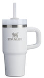 Stanley Quencher H2.0 Tumbler with Handle and Straw 40 oz | Flowstate 3-Position Lid | Cup Holder Compatible for Travel | Insulated Stainless Steel Cup | BPA-Free | Almond Rose
