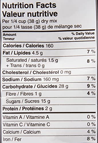 Quaker Muffin Mix Oatmeal Chocolate Chip, 900g/31.7 oz